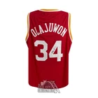Hakeem Olajuwon Autographed The Dream Custom Red Basketball Jersey - JSA