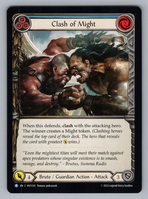 CLASH OF MIGHT (BLUE) HVY139 R FLESH AND BLOOD NM TOMASZ JEDRUSZEK'