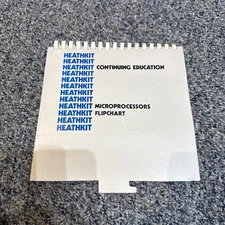 Heathkit Continuing Education Microprocessors Flipchart 1977