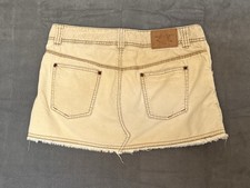 Vintage Retro Y2k Low Rise Corduroy Skirt American Eagle Size 10 Mini Skirt
