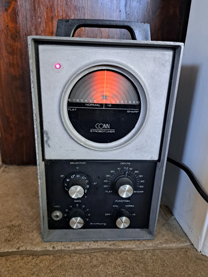 Sintonizador Conn Strobotuner ST-11 ST11 de colección raro Foto 4 de 4