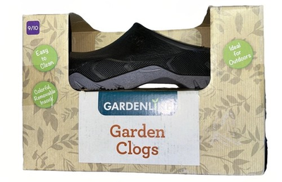 #ad Gardenline Garden Clogs Black Rubber Size 9 10 811505 Aldi Made In Bosnia $22.05