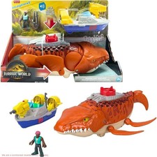 Fisher-Price Imaginext Jurassic World Rebirth Aqua Chomp Chase Mosasaurus