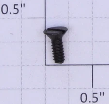 Lionel 338055-375 #6-32 x 3/8" Black Slotted Flat Head Machine Screw (4)