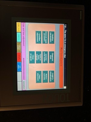 Siemens 6AV6 643-0CD01-1AX1 MP277 Simatic 10'' HMI Touch Screen Control Panel