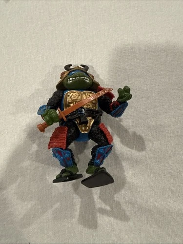 Vintage TMNT Teenage Mutant Ninja Turtles Samurai Leonardo Action Figure Pl