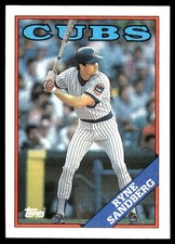 Ryne Sandberg 1988 Topps #10 Chicago Cubs MLB READ FREE SHIPPING AutographDen