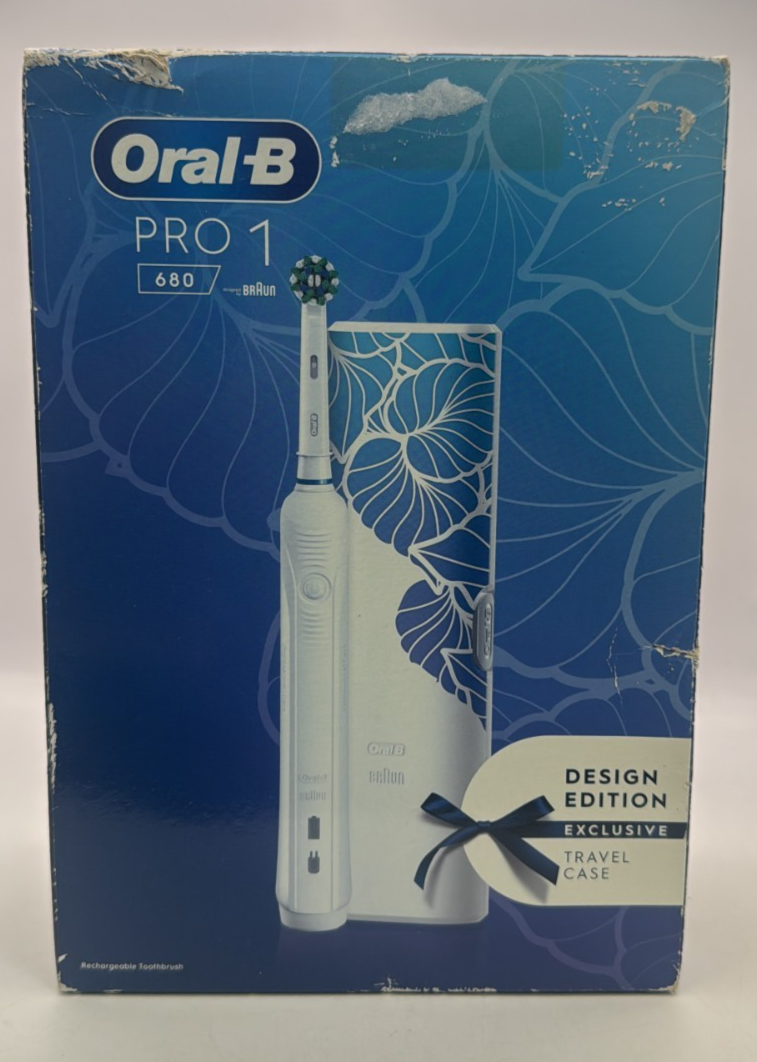 Oral-B PRO 1 680 Design Edition Rechargeable Electric Toothbrush & Travel Case