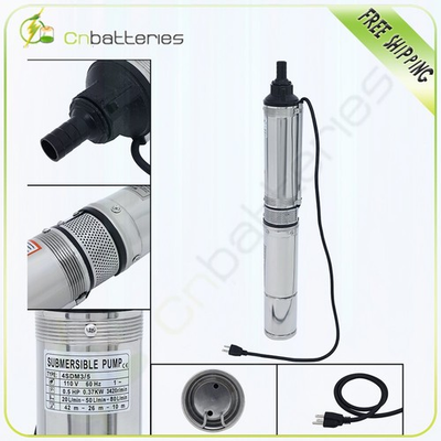 #ad Deep Well Submersible Pump 4quot; 1 2 HP 110V 60Hz 25 GPM 164 ft MAX Long Life $91.31