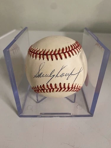 Sandy Koufax HOF Signed/Autographed Official National League Baseball LA Dodgers