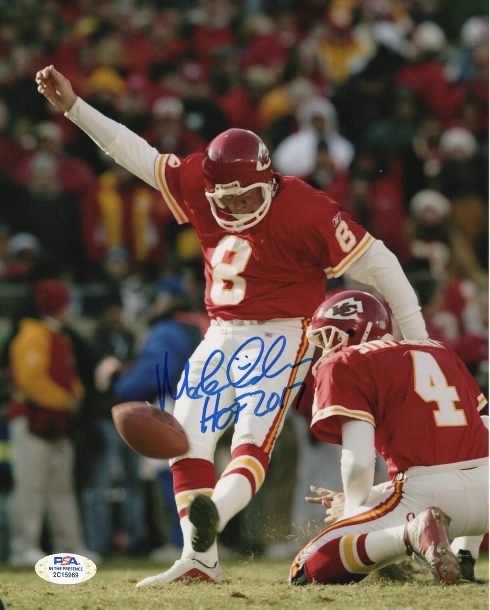 MORTEN ANDERSEN Signed Autograph Auto 8x10 Kansas City