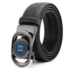 Luxury Designer Genuine Leather Belt Automatic Buckle Waist Strap Belt for Jeans