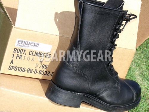 Nuevas Botas de Motociclista de Seguridad Militar de Cuero Negro con Punta de Acero para Motociclista de Combate de Motocicleta de EE. UU. - Imagen 12 de 12
