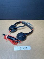 Plantronics Blackwire C5220 Black/Red On the Ear Headset Ships Fast  