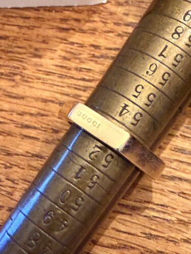 Gucci 750er Gelb Gold Ring Gr. 54 Logo*ToP* - Bild 9 von 9