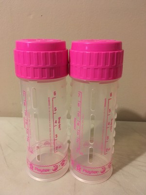 pink playtex bottles