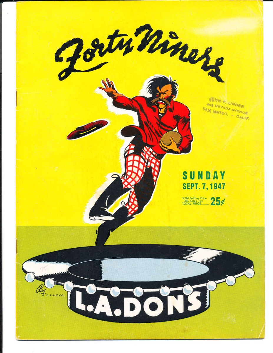 9/7 1947 San Francisco 49ers vs Los Angeles Dons AAFC