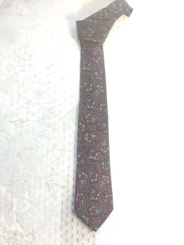 VALENTINO 100% SILK SETA TIE CRAVATTA NECKTIE VINTAGE MADE IN ITALY A2148 - Picture 4 of 5