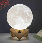 Romantic Moon Light Night Lamp Soft Glow Bedroom Decor Birthday Gift UK, New