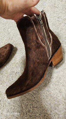 Botines hechos a mano Granizo Café Liberty negros de cuero de vaca genuino eje de 8" talla 9,5 - Imagen 5 de 14