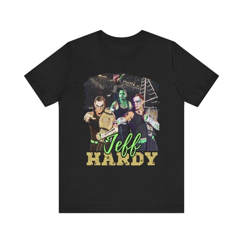 Jeff Hardy Tribute Tee, Wrestling Fan Gift, WWE Champion Shirt, Extreme - Picture 62 of 142