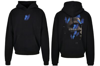 Mister Tee Herren Le Papillon Oversize Hoody Kapuzenpullover Pullover Sweatshirt