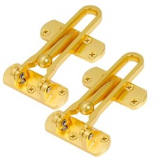 Home Security Door Lock 2 Pack Latch Guard Clasp Front Door Locks for Kids Ho...
