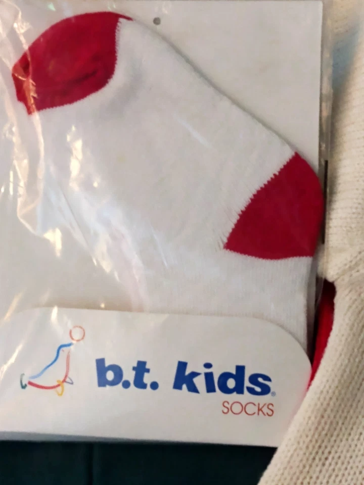 ¡¡LINDO!! B.T. TRAJE BEBÉ NAVIDAD NIÑOS 2 PIEZAS. PLUS CALCETINES TALLA 18 MOS. NUEVO Foto 4 de 4
