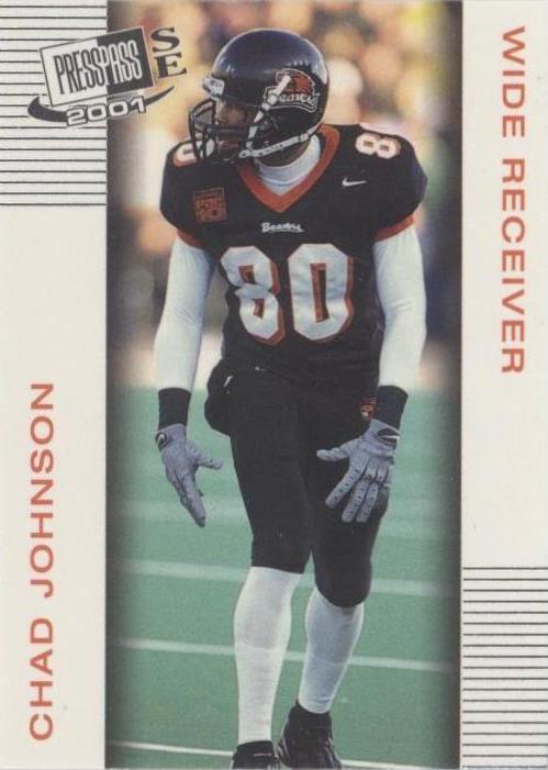 2001 Press Pass SE Chad Johnson #30 - 1 of 2