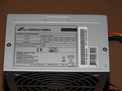 FSP Group FSP350-60HHN 350 Watt Netzteil - Bild 2 von 2