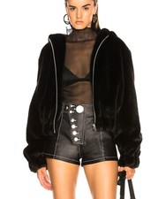 Helmut Lang Faux Fur Jacket