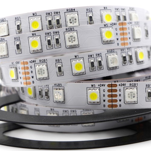 5m Tiras de LED 12V 24V RGB RGBW RGBWW SMD 5050 IP65 Banda regulable Barra - Imagen 3 de 160