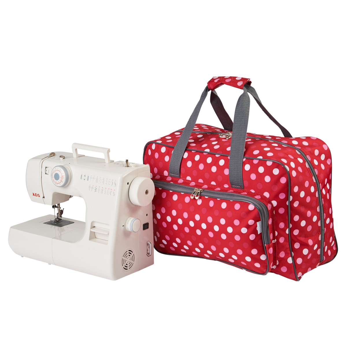 Sewing Machine Bag Red Dot 33 x 45.7 x 20.32 cm Sew Stylish PT660RED