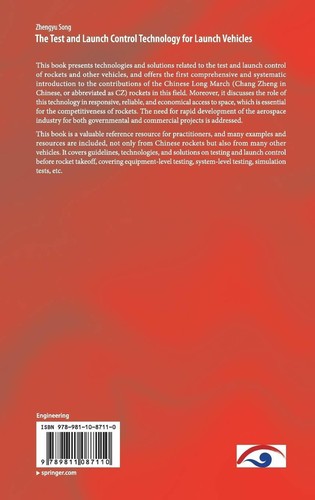 The Test and Launch Control Technology for Launch Vehicles Hardcover – 27 April - 第 2/2 張圖片