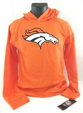 NEW MSRP: 60.00 Outer Stuff, NFL DENVER BRONCOS Team Hoodie Boys XL Youth Sz 18