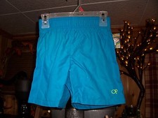OP OCEAN PACIFIC BOYS SWIMMING TRUNKS BLUE SIZE XS 4-5 BEACHWEAR KIDS SUMMER