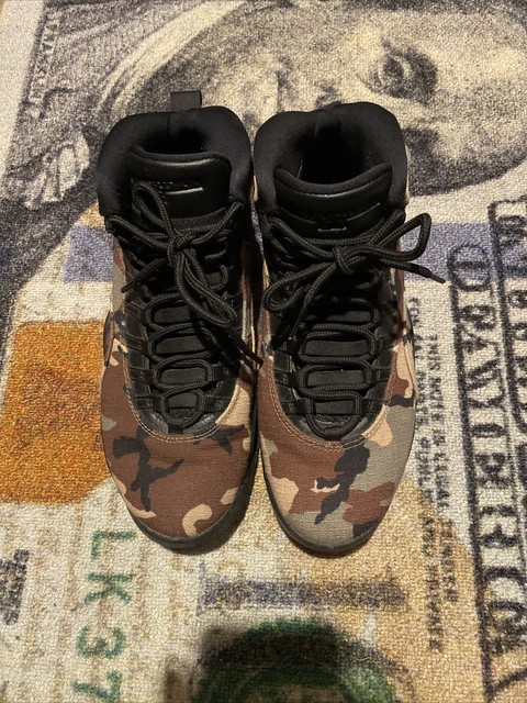Jordan 10 Retro Woodland Camo 2019 