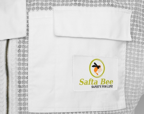 Safta Apicultores Abeja Tres Capas Chaqueta Velo Chaqueta de Apicultura Par de Guantes Gratis - Imagen 7 de 9