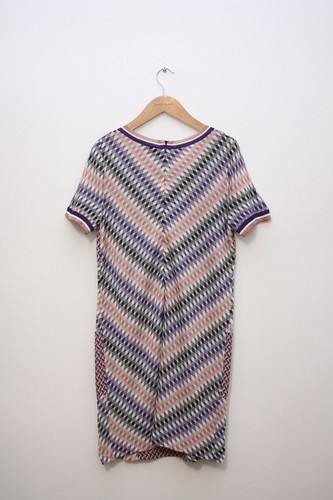Missoni Abstract Multicolor Dress Made In Italy 42 - Picture 3 of 5