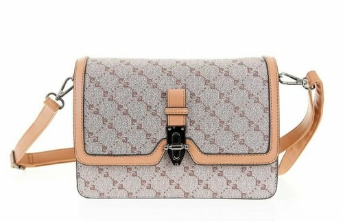 Borsa donna borsetta rigida con tracolla Pierre Cardin ecopelle tasca cellulare - Picture 8 of 13