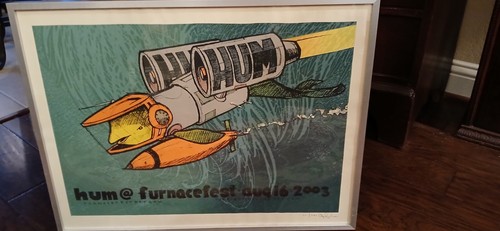 Rare: Jay Ryan Hum Furnacefest 2003 Poster Numbered & Signed - Picture 2 of 4