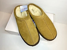 MySlippers Men's Slip-On Slippers, Size 8, Chestnut Brown, New in Original Box