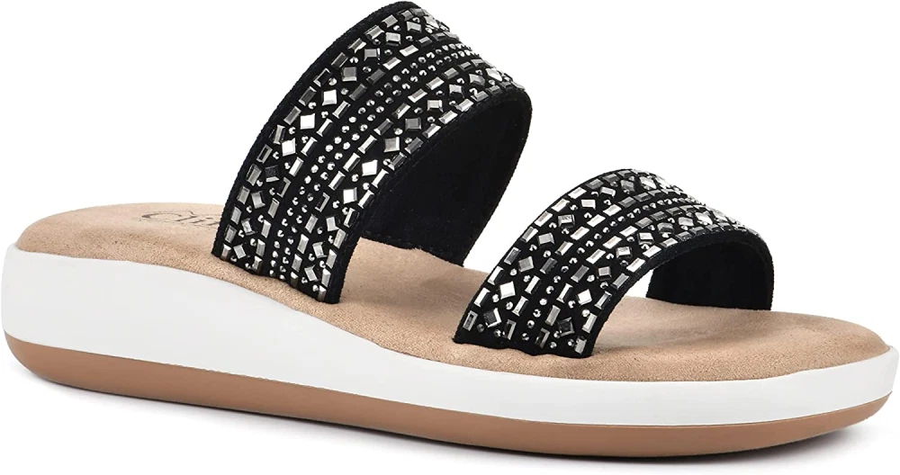 Cliffs by White Mountain Mucho Women s Slide Sandal eBay