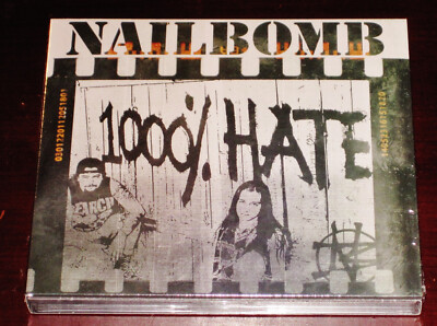 Nailbomb 1000% Hate - Point Blank + Proud To Commit Suicide 2 CD Set 2023 EU NEW