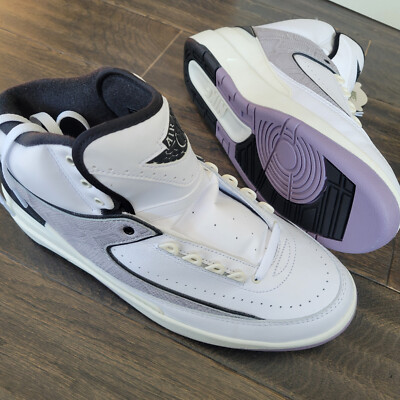 Nike Air Jordan 2 Retro Mens Shoes White/ Grey DR8884 102 New