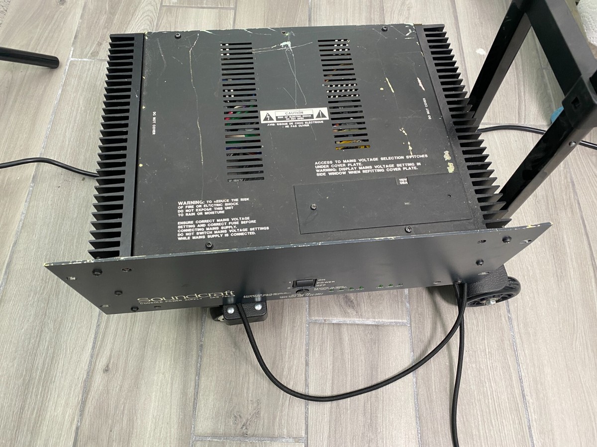 Soundcraft CPS 750 Console Power Supply Upgraded! | eBay