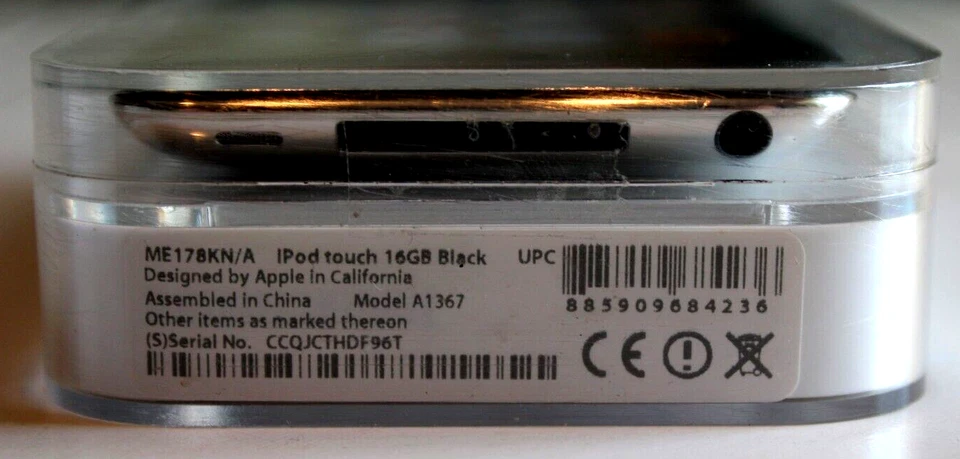 ORIGINAL iPod Touch 4th Generation Model A1367 BLACK 16GB - Image 3 of 4