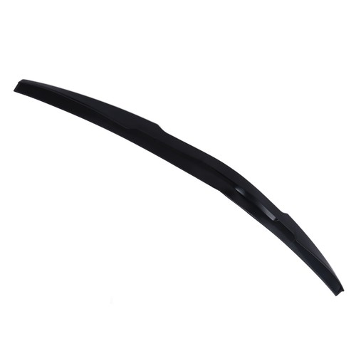 Universal Gloss Black Car Rear Trunk Spoiler Lip Rubber Spoiler Wing 120cm/47.24 - Picture 2 of 12