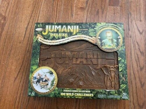 Jumanji Deluxe Game, Immersive Electronic Version of The Classic Adventure  Movie Board Game, with Lights and Sounds, for Kids & Adults Ages 8 and up