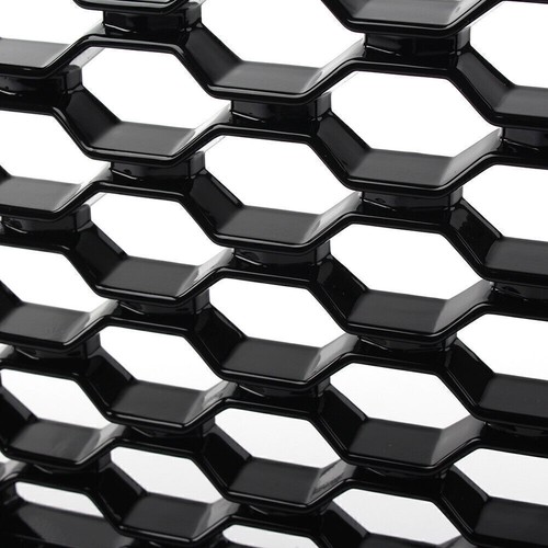 Fit Jaguar F-PACE 2016-20 ABS Front Upper Vent Grille Gloss Black Mesh Radiator - Picture 11 of 12